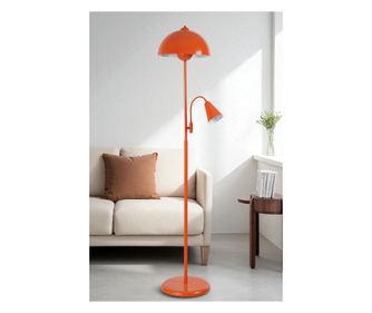 Oranžna kovinska talna svetilka 874