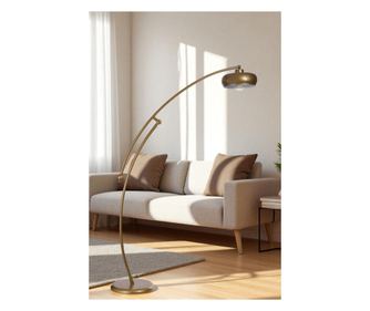 Lampă de podea 613, Auriu