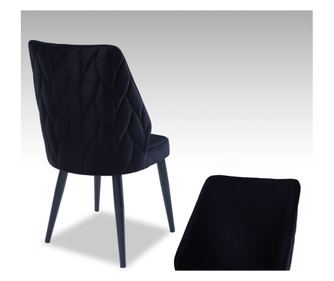 Krzesło (2 sztuki) 672, czarne