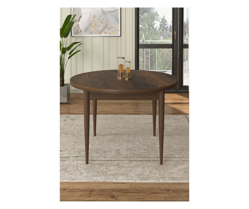 Étkezőasztal 476, Barokk, Barna