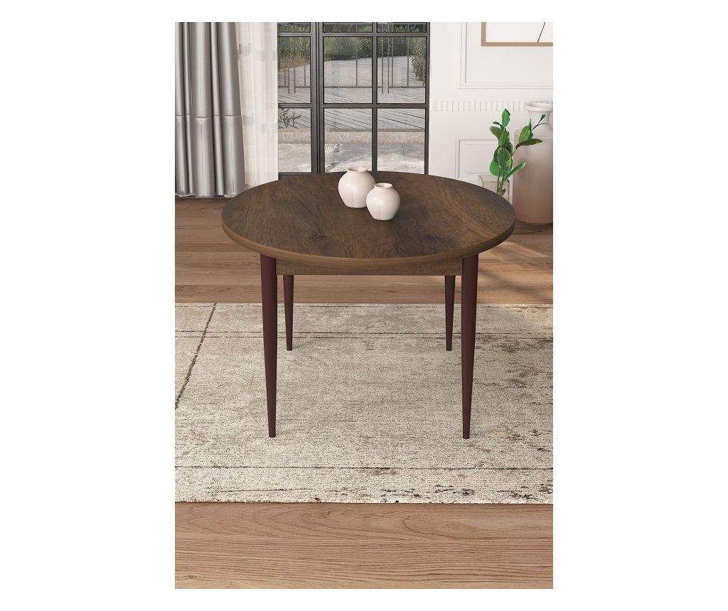 Dining Table 438, Baroque, Brown