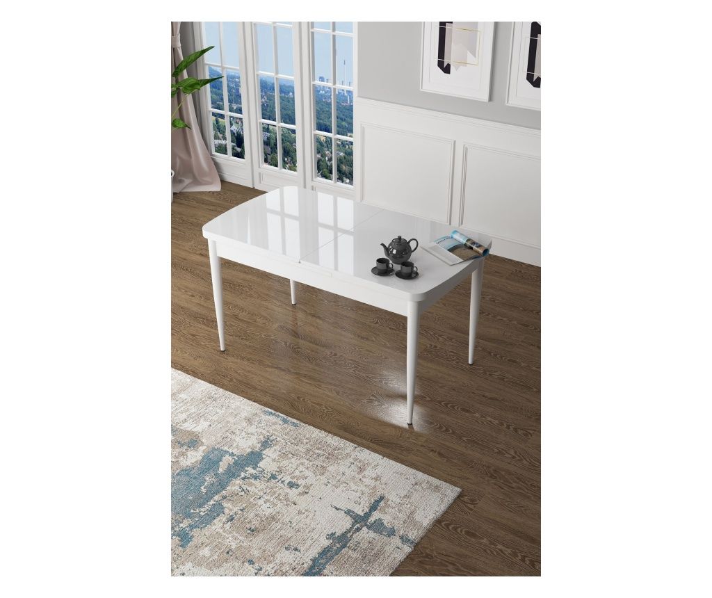 Τραπέζι Τραπεζαρίας 605, Λευκό