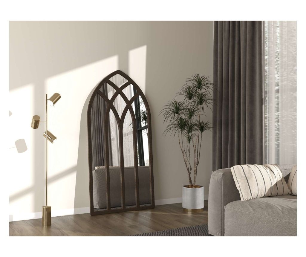 Ogledalo Cheval 330, rjavo