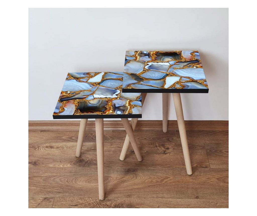 Niz (2 kosa) 614, večbarvni