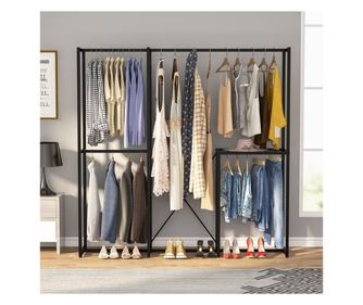 Metalni Vješalica za Odjeću 288, Crna