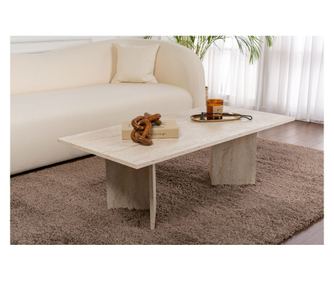 Dohányzóasztal 562, Travertin