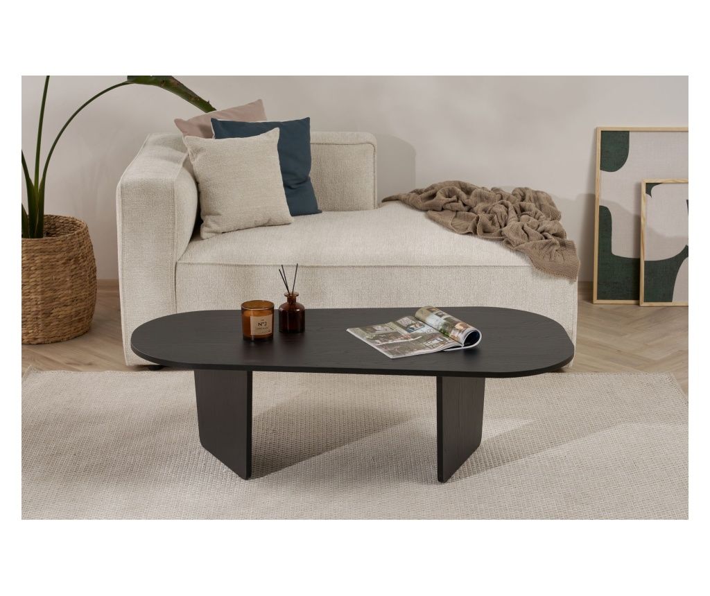 Coffee Table 743, Wood Black