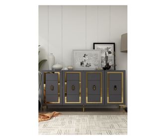 Konzol 637, Antracit, Arany