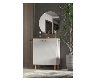 Ντουλάπι Πολλαπλών Χρήσεων 581, Atlantic Pine, Λευκό