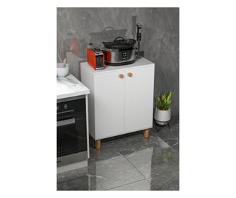 Ντουλάπι Πολλαπλών Χρήσεων 598, Atlantic Pine, Λευκό