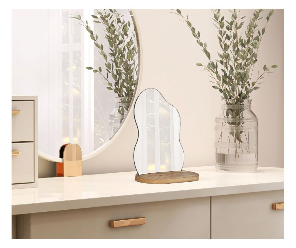 Kozmetično ogledalo 987, leseno