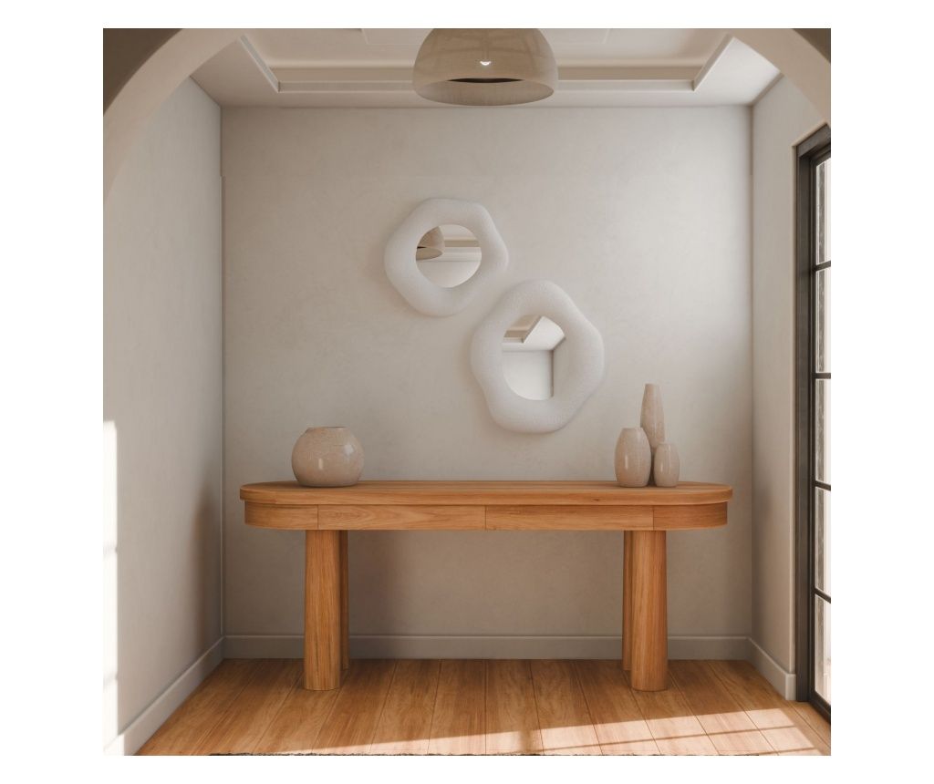 Dekorációs Tükör Szett (2 db) 995, Fehér