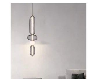 Luster LED Viseća Svjetiljka LM551/4BK, 24W, 3000K/4000K/6000K Svjetlo, Crna, Podesiva Visina