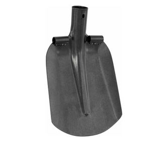 vidaXL Cap de lopată Argintiu 33 x 21 cm Oțel vopsit electrostatic