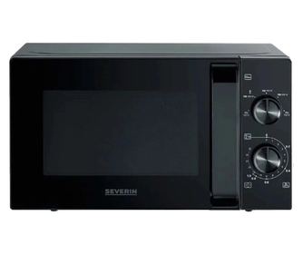 Микровълнова фурна Severin, капацитет 20 литра, въртяща се плоча 24.5 см, 5 степени на мощност, функция размразяване, таймер, зв