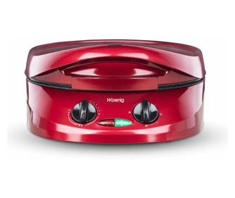 Мултифункционална фурна за пица и тарти, H.Koenig, Tarte Express, TRT180, 1800w, регулируем термостат, 210 градуса C, 2 незалепв