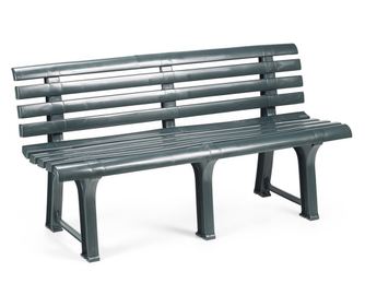 Banca de gradina Glanda - Antracit, 49x145x74
