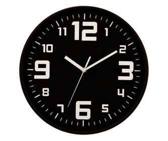 Ceas perete 5FIVE Black, 30x5 cm