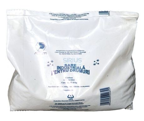 Sare pentru deszapezire drumuri, sac 10 Kg