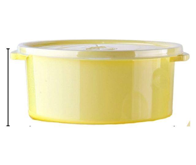 12 db-os ételtároló készlet (4X500 ml, 4X1000 ml, 4X2000 ml), narancssárga, légtelenítő szelepes tetővel