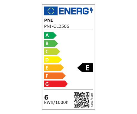 PNI D-Light CL2506 6W Ugradbeni LED Reflektor, Okrugli 120 cm, 6400K, 230V, 660 lm, Hladno Bijela