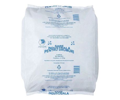 Sare pentru deszapezire, sac 25 kg