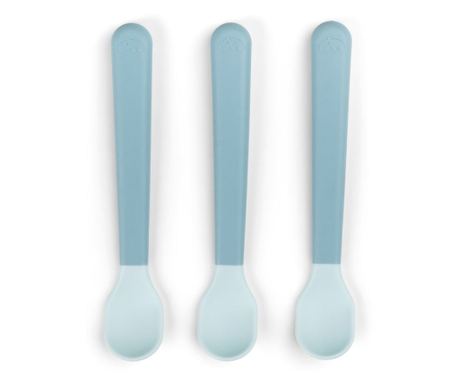 Set 3 lingurite Done by Deer Foodie Easy-Grip Blue
