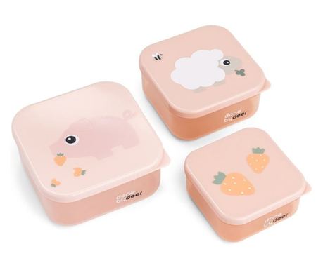 Set 3 caserole pentru gustari Done by Deer Tiny Farm Powder