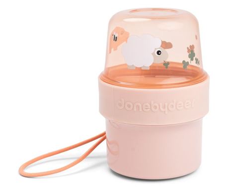 Recipient pentru gustari Done by Deer To Go dublu S Tiny Farm Powder