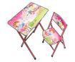 Set Masuta Si Scaun Pliabil Klausstech, Marime Normala, Destinat Pentru Copii, Imprimeu Colorat, Ergonomic, Usor, Modern, Rosu thumbnail 2