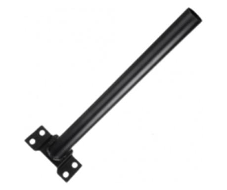 KlaussTech Metal Mount, For Solar Lamps, Fixed by 4 Screws, Screws Included, Metal, Length 48 cm, Black