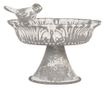 Bol decorativ metal gri alb vintage 13x12x10 cm thumbnail 2