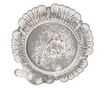 Bol decorativ metal gri alb vintage 13x12x10 cm thumbnail 3