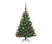 vidaXL Artificial Christmas Tree with 150 LED Green 120 cm PE and PVC
