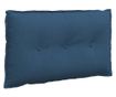 vidaXL Blue Back Cushion 80 x 19 x 50 cm Fabric