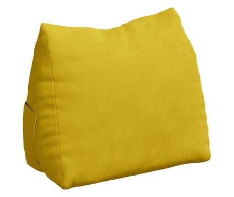 vidaXL Perna pentru spate Galben 45 x 20 x 35 cm Țesătură din corduroy