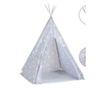 Детска палатка тип тийпи с чанта, сива, 115x115x160 см, полиестер thumbnail 2