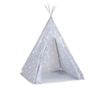 Детска палатка тип тийпи с чанта, сива, 115x115x160 см, полиестер thumbnail 3
