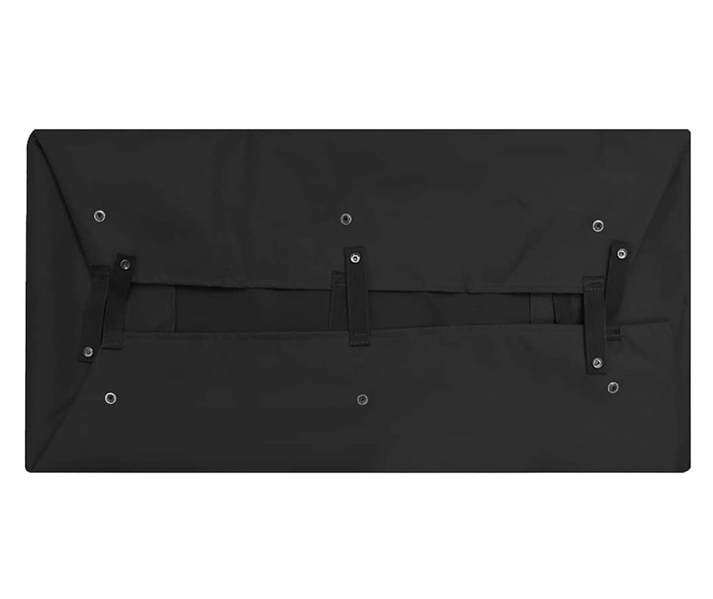 Vložka do zahradního vozíku černá 81 x 41 x 21 cm textil - 2