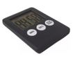 Cronometru electronic de bucatarie cu magnet, display LCD, Gonga® Negru thumbnail 2