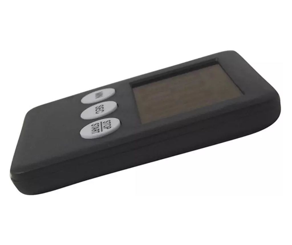 Cronometru electronic de bucatarie cu magnet, display LCD, Gonga® Negru - 3