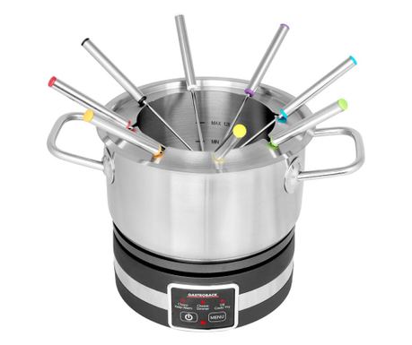 4in1 fondue szett, Gastroback, 8 személyre, rozsdamentes acél