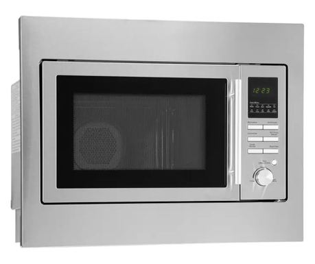 Cuptor cu microunde 3in1 incorporabil, 25 litri, Bomann, inox