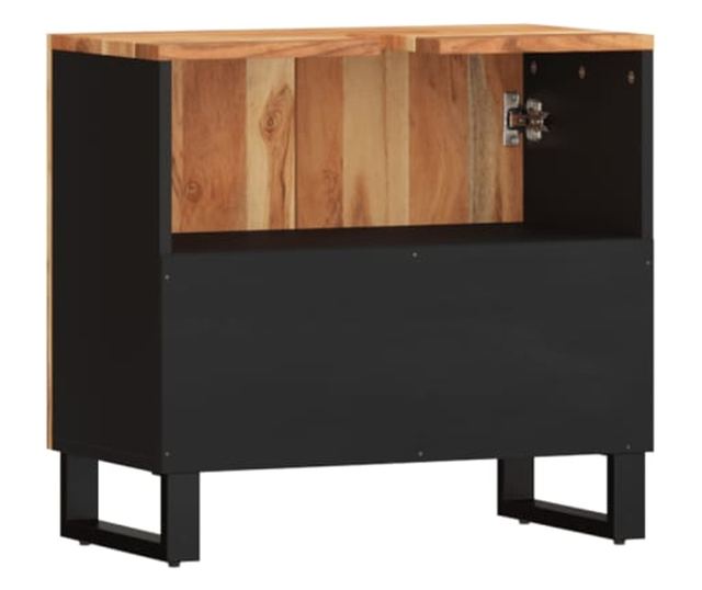 Σετ Επίπλων Μπάνιου από Μασίφ Ξύλο Ακακίας 2 τεμαχίων