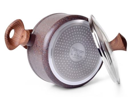 Fissman Magic Κατσαρόλα Καφέ, 24x11 εκ., 4.7λτ., Αλουμίνιο
