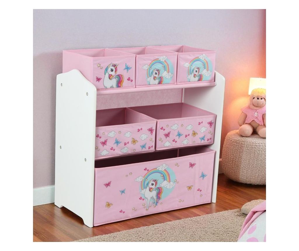 Шкаф за играчки U-Grow Unicorn - 5