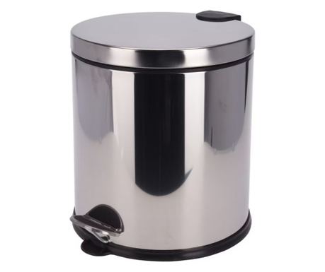 Kosil za smeti iz nerjavečega jekla, 20L, s pedalom, sistem Soft-Close