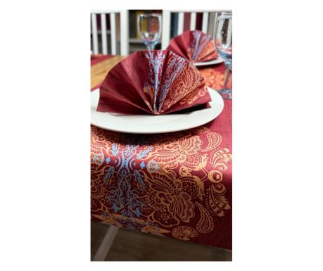 Sada slavnostních dekoračních doplňků na stůl - slavnostní ubrousky Linclass Ellen, běhoun Linclass Ellen