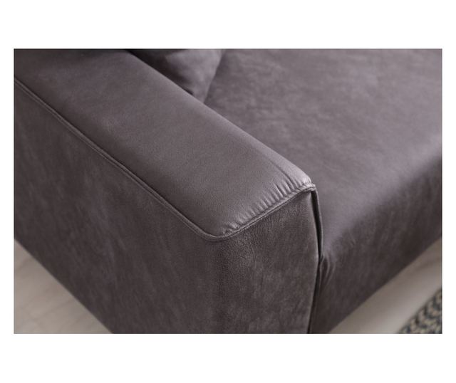 Ъглов диван 837, антрацит