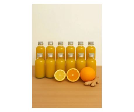 Steklenični set (12 kosov) 678, prozoren, srebrn